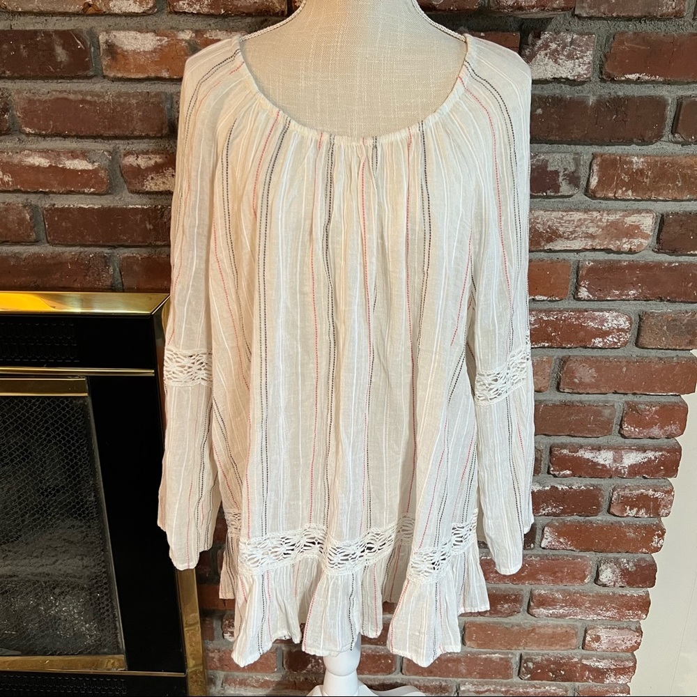 Striped Cream Blouse